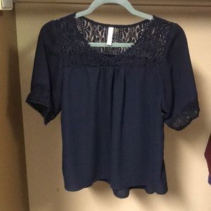 navy blouse